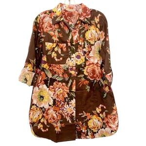 NWOT SOFT SURROUNDINGS VINTAGE FLORAL TUNIC